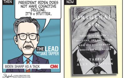 BS daily political cartoons: Tapper then and now