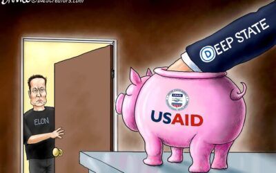 BS daily political cartoons: Caught in the act