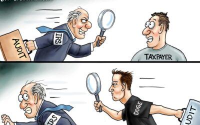 BS daily political cartoons: Bureaucracy Thrives in Darkness