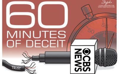 BS daily political cartoons: 60 Minutes gets rebranded