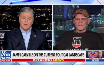 James Carville deflects when Sean Hannity calls out Dems’ ‘bad strategy’ on ‘key issues’