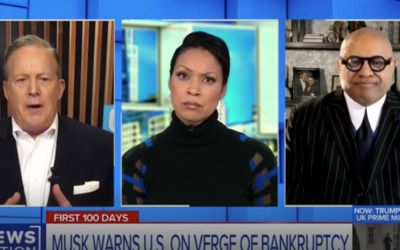 ‘Shame on you’: Sean Spicer verbally jousts with Dem contrib who suggests DOGE not cutting ‘fraud, waste and abuse’