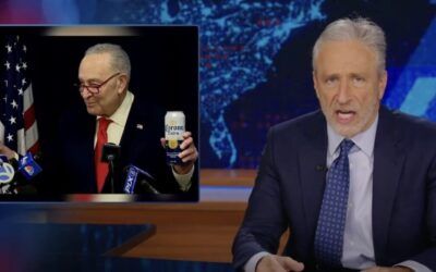 Jon Stewart implores democrats: ‘can you please stop f**king trotting Schumer out’ in public