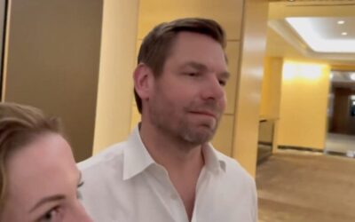 He’s TOAST! Reporter tells ‘drunk’ Eric Swalwell he secretly recorded 90 min of his loose lips from table next to him
