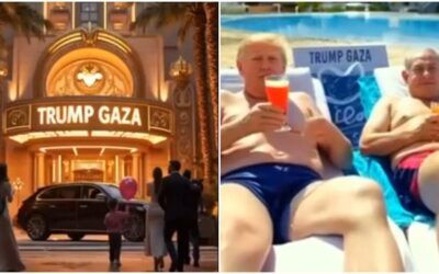 Trump shares wild AI-generated video of what life could be like in Gaza and imagery has libs losing it!