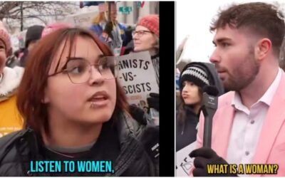 Feminist declares straight, white men should be educated by women, then chokes hilariously on simple question