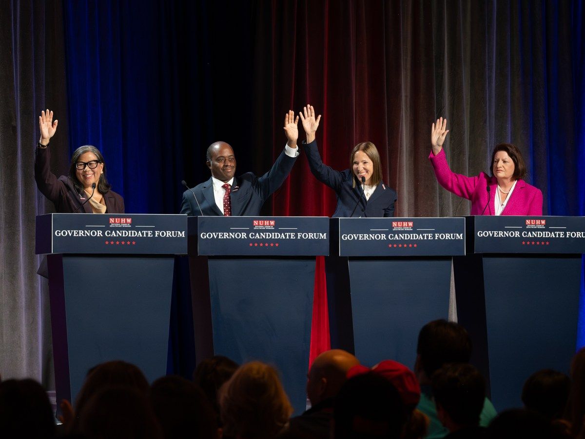 Candidates for California governor mostly agree as they face off two years before the election