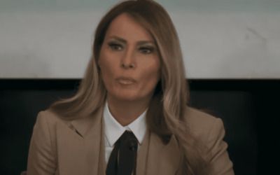 First Lady Melania steps out in rare political moment to scold Democrat leaders