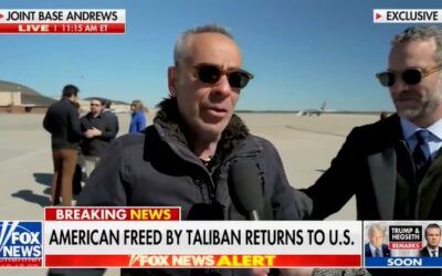 ‘Thank God he’s in the White House’: Freed hostage praises Trump upon returning home after years in captivity