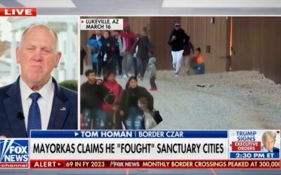 ‘Facts do matter’: Tom Homan slams Mayorkas as liar ‘from day one’ on border crisis.