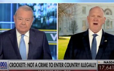 ‘It’s really pathetic’: Tom Homan goes off on Jasmine Crockett for saying illegal immigration ‘not a crime’