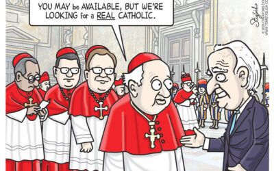 BS daily political cartoons: Biden throws his hat in to be next Pope