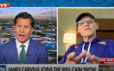 ‘Stop hyperventilating’: Fox News’ Will Cain confronts James Carville over comparing Trump to Hitler