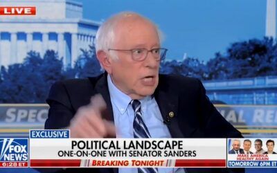 Watch Bernie Sanders try to justify flying private jets nationwide for ‘Fighting Oligarchy Tour’
