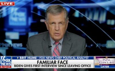 Brit Hume says ‘decrepit’ Biden’s interview with foreign outlet reinforces why Americans wanted Trump