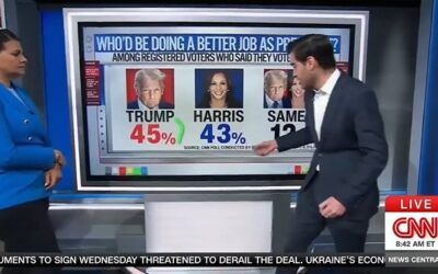 CNN’s Harry Enten says Americans still believe Trump is doing a better job than Harris would