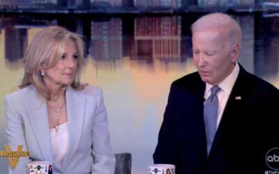 ‘The View’ co-host asks Biden about cognitive decline reports — he randomly rambles before Jill jumps in to save him