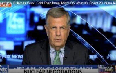 ‘Wow’: Brit Hume says if Hamas won’t fold then Israel might do what it’s spent 20 years avoiding