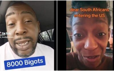 ‘Influencers’ are threatening white African refugees with harm in unhinged rants