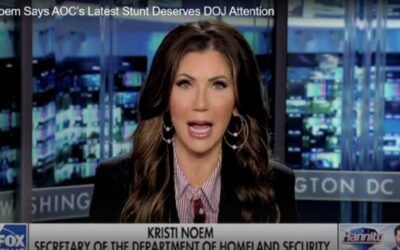 Kristi Noem says AOC’s latest stunt deserves DOJ attention