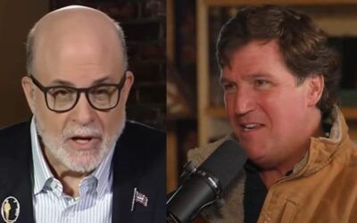 Tucker rips ex-colleague Mark Levin over his Trump admin smear: ‘We’ve reached peak crazy’