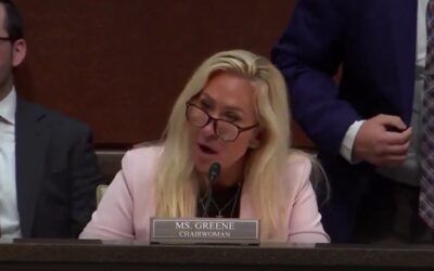 ‘Wasting my time’: MTG puts her gavel to good use as Dem rep won’t stop talking during hearing