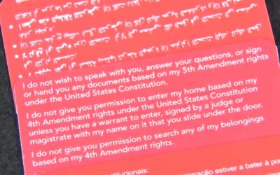 Blue City prints red cards for illegals, informing them of their ‘rights’