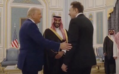 Musk and other top CEOs join Trump in Saudi Arabia and trip is already epic