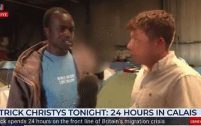 Migrant who speaks almost no English tells interviewer: ‘Anything I need, give me’