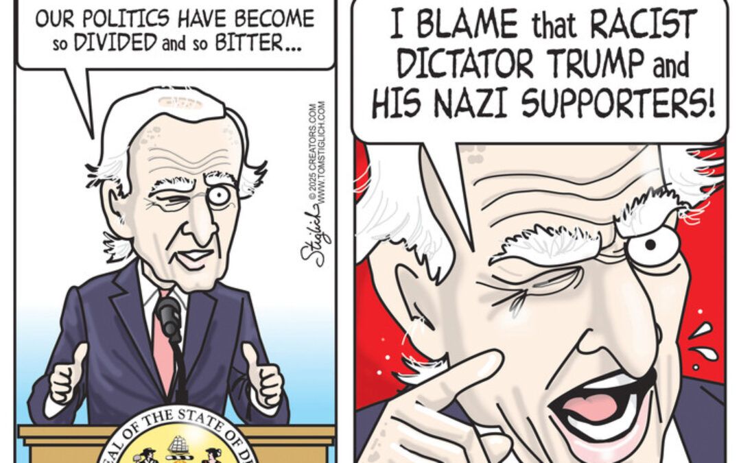 BS daily political cartoons: Live by the lie, die by the lie