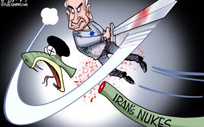 BS daily political cartoons: Cutting off the head of the snake
