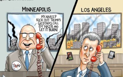BS daily political cartoons: Call em’ Nazis and let it burn!