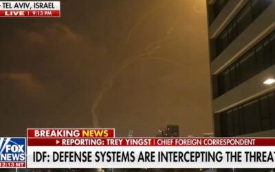 ‘Everyone move, now!’: Fox news crew takes cover live on-air as Iran launches counter strikes against Israel