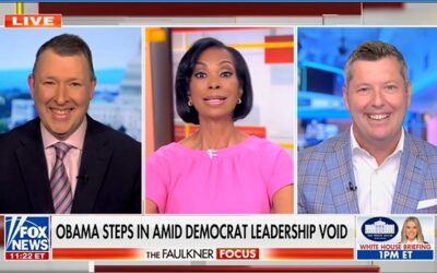 ‘Wait! wait! wait!’: Harris Faulkner calls out former Dem rep for spinning Obama’s bad track record for party