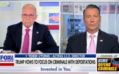 ICE’s Todd Lyons said ‘unaccompanied minors’ were found at us businesses ‘that exploit human trafficking’