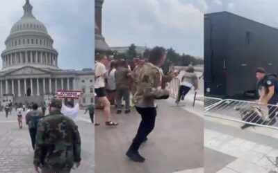 Insurrectiony: Anti-ICE rioters BREACH barricades at U.S. Capitol, dozens arrested