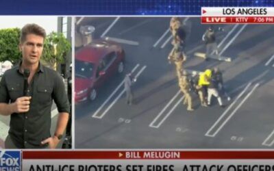 Watch as LA rioter is introduced to pavement by Homeland Security