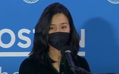 There’s always a photo: Boston mayor may regret derogatory remark about ICE agents wearing masks