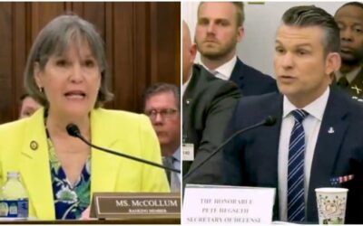 Hegseth STOMPS all over Dem Rep’s self-righteous question. She may need some time to recover!