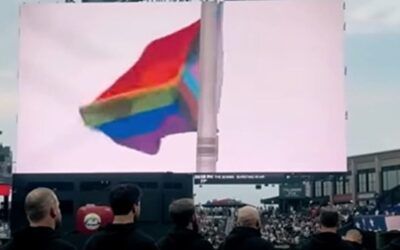 Ex-MLB star rips ‘gay sh*t’ after ‘Pride’ flag shown on big screen during national anthem