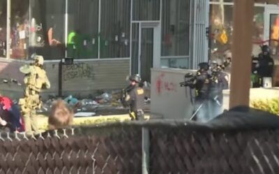 Rioters storm Oregon ICE building, injure officers