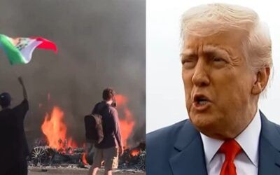 Rioters spit on, burn American flags; Dems mad at Trump’s vow to ‘liberate LA from the migrant invasion’