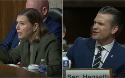 ‘Please, tell me it’s no’: Dem sen seethes at Pete Hegseth after she attempts to stump him