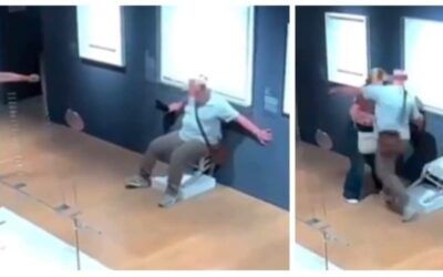 Video captures tourist crushing crystal studded ‘Van Gogh’ chair after sitting on it at art museum