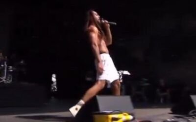 The on-stage moment that will likely get pro-Palestinian rap duo banned from US