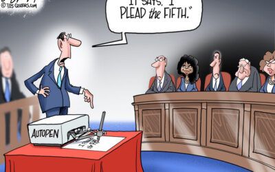BS political cartoons of the week: Everyone is pleading the Fifth. Even the autopen!
