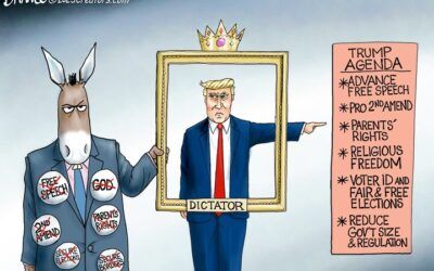 BS daily political cartoons: Trump’s being framed