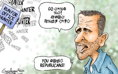 BS daily political cartoons: Run for office Hunter