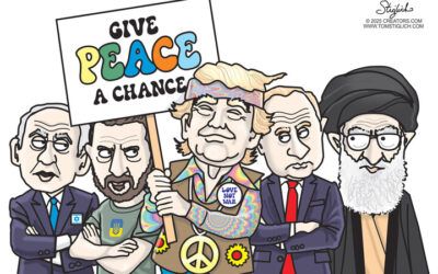 BS daily political cartoons: Give PEACE a chance