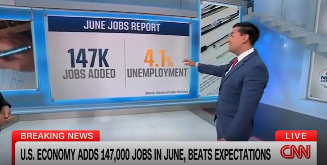 CNN reporter says ‘jobs market is like the Energizer Bunny’ - The Daily ...